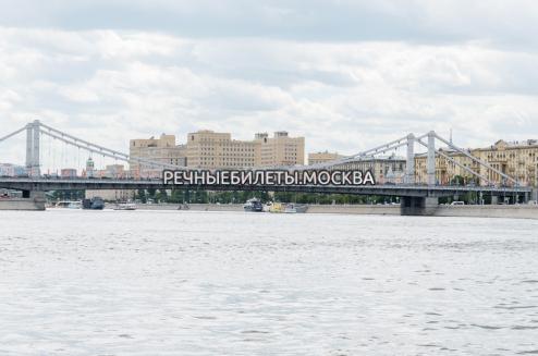 Круиз по Москве-реке на панорамном теплоходе "Ривер Лаундж" от Парка Горького